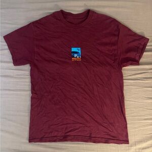 Burgundy Graphic Tee